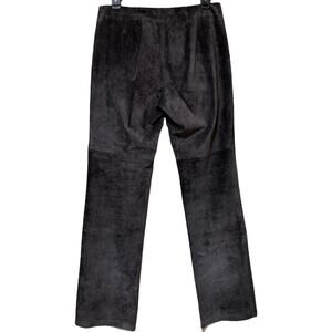 New Frontier Pants Size 6 100% Suede Brown